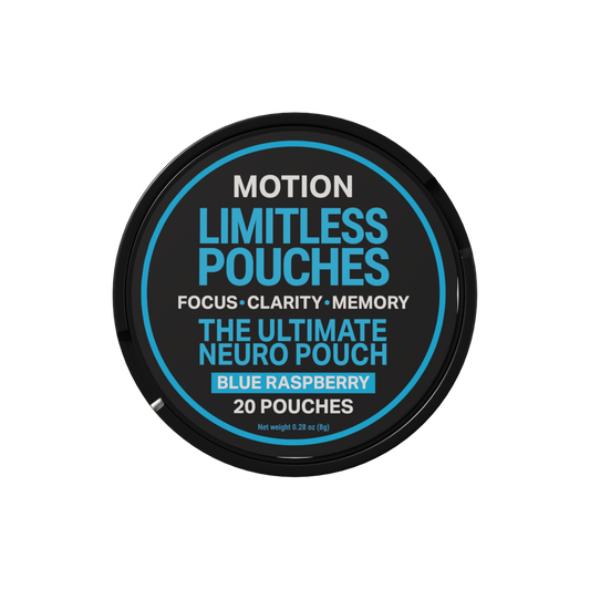 MOTION Focus & Energy Nootropic Dietary Supplement – Blue Raspberry